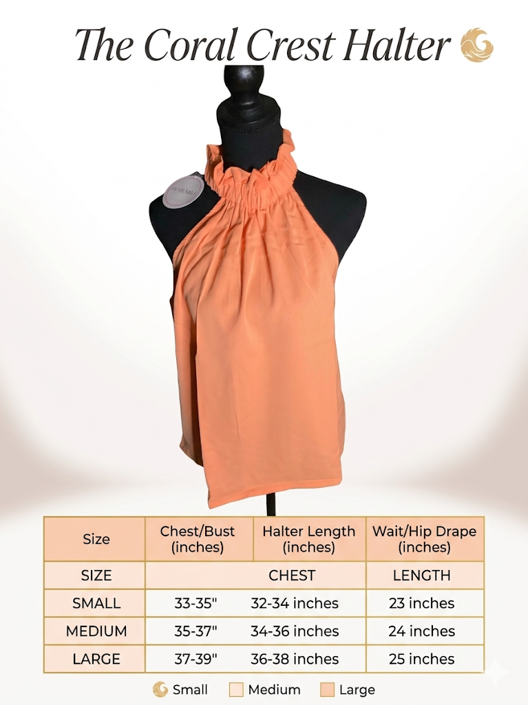 The Coral crest Halter