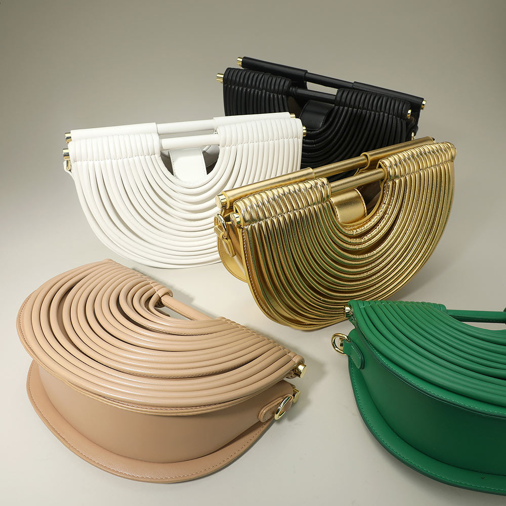 Half Moon Luxe Bag (Multiple Colors)