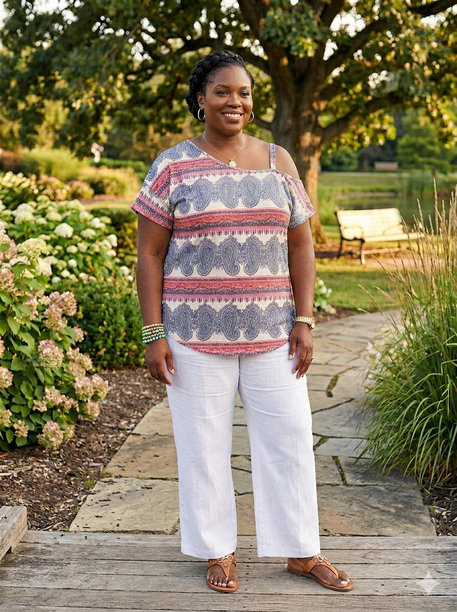 The Savannah Cold-Shoulder Tunic