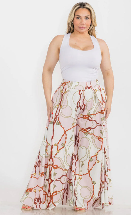 Wide leg BOHO Pants